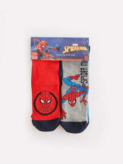 Spiderman Patterned Boy Socks 5-pack