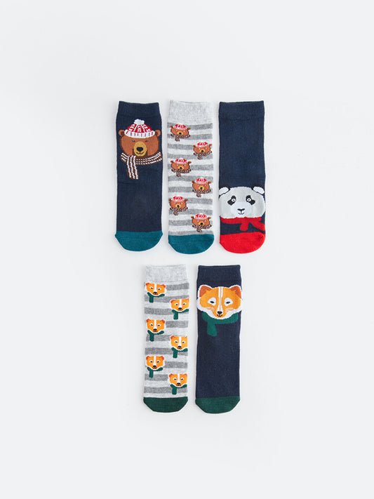 Printed Boy Socks Pack of 5