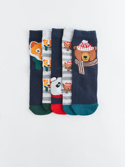 Printed Boy Socks Pack of 5