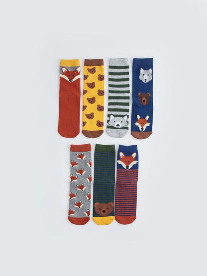 Printed Boy Socks Pack of 7