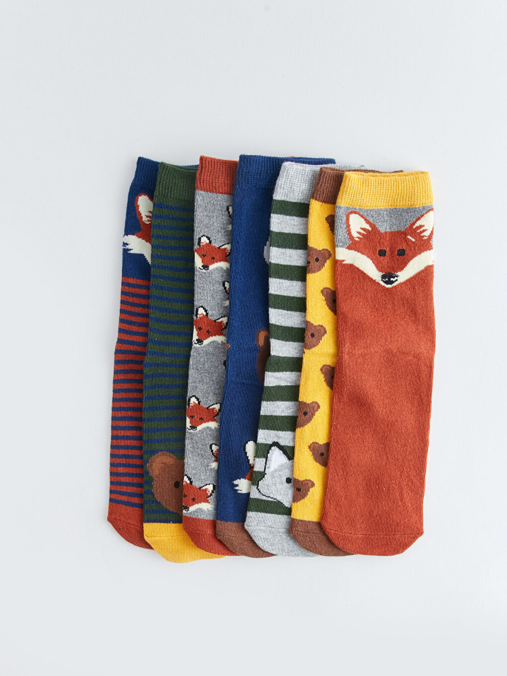 Printed Boy Socks Pack of 7