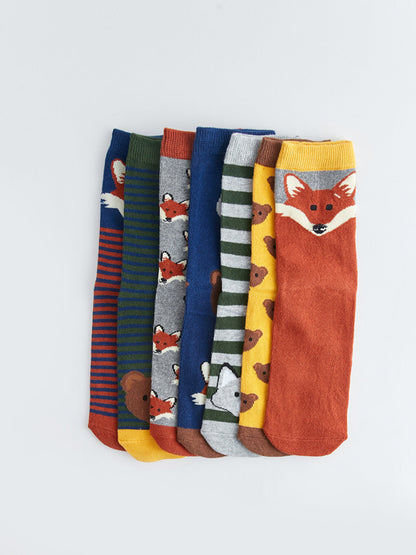 Printed Boy Socks Pack of 7