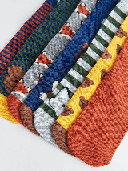 Printed Boy Socks Pack of 7