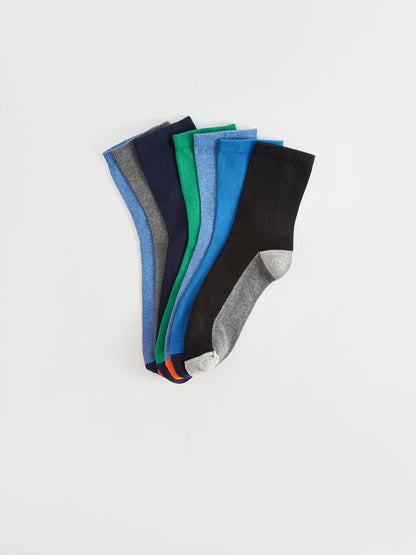 Color Blocked Boy Socks Pack of 7