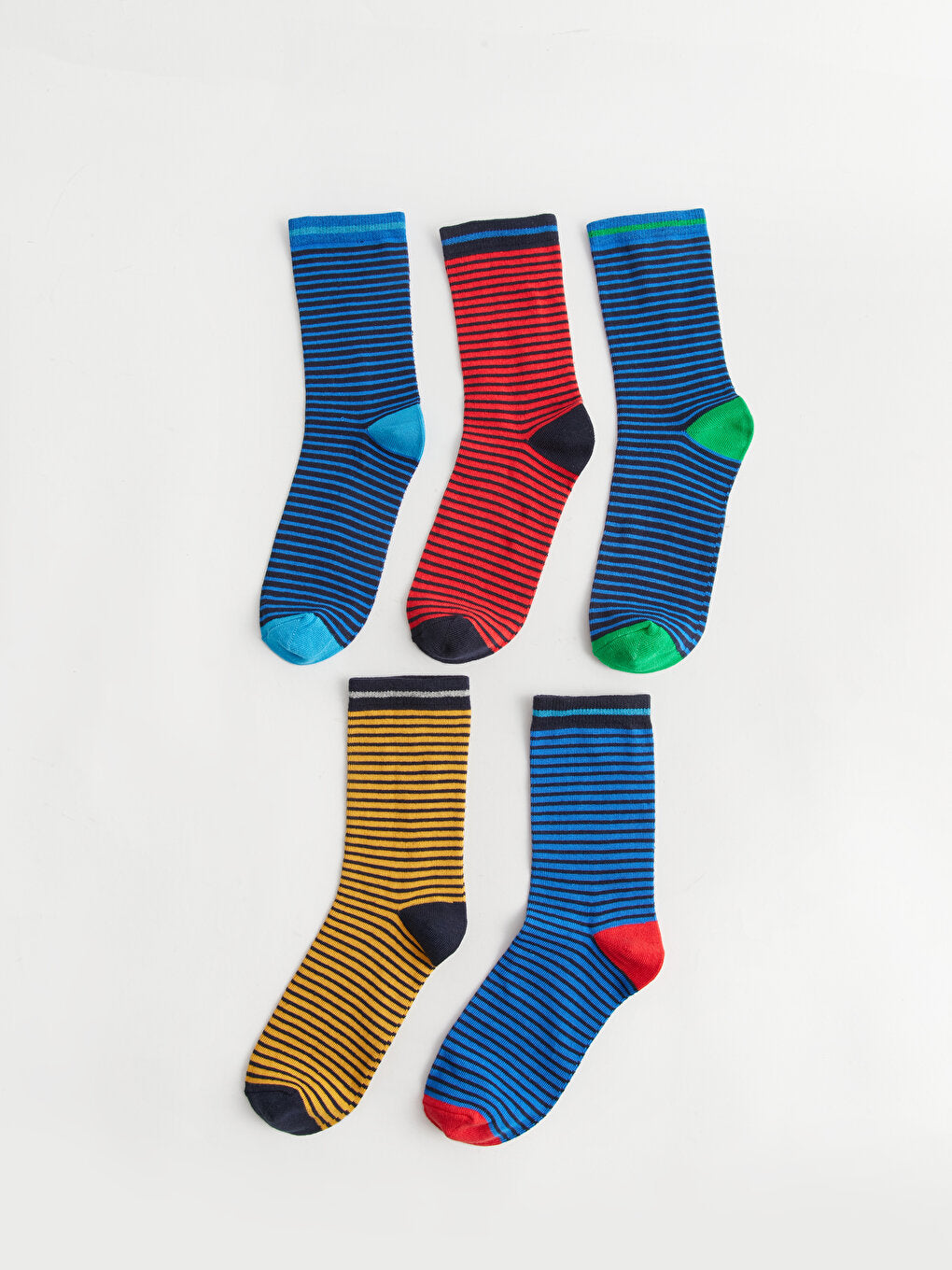 Striped Boy Socks 5-pack