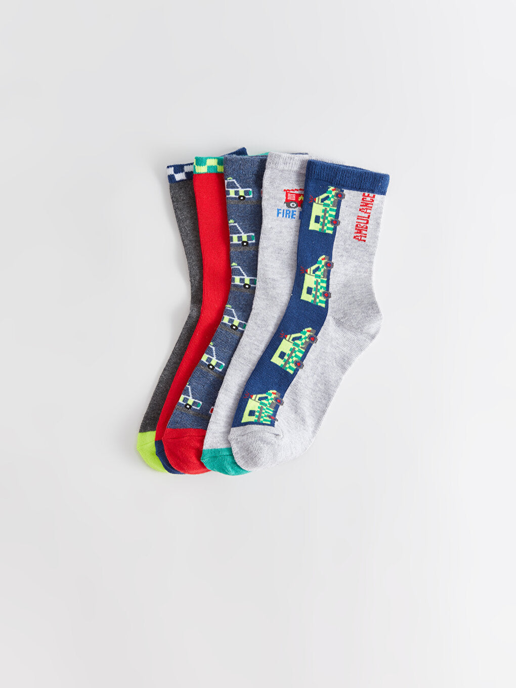 Patterned Boy Socks Pack of 5