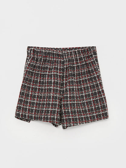 Girl's Short Skirt with Elastic Waist