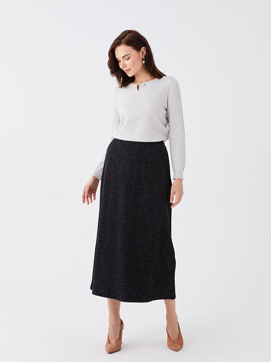 Standard Pattern Patterned Women's Skirt