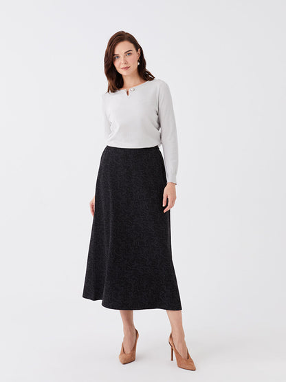 Standard Pattern Patterned Women's Skirt