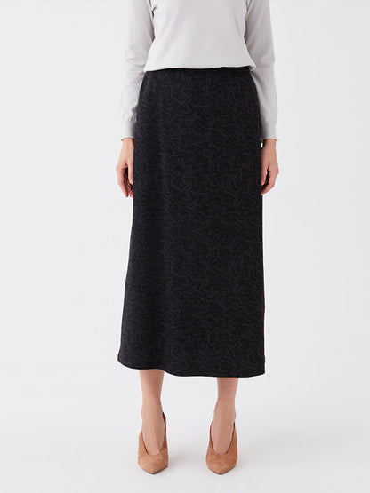 Standard Pattern Patterned Women's Skirt