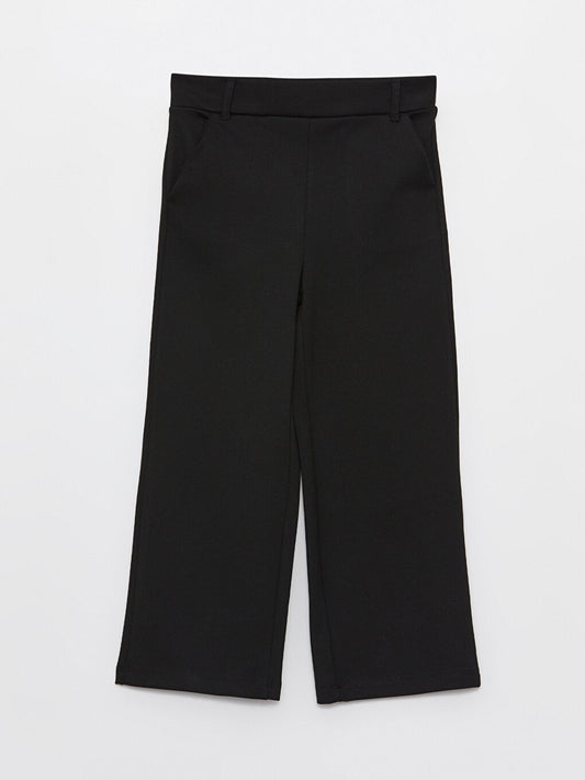 Girls' Trousers with Elastic Waist