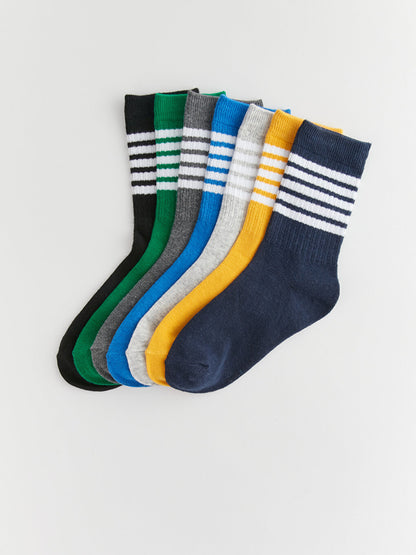 Striped Boy Socks Pack of 7