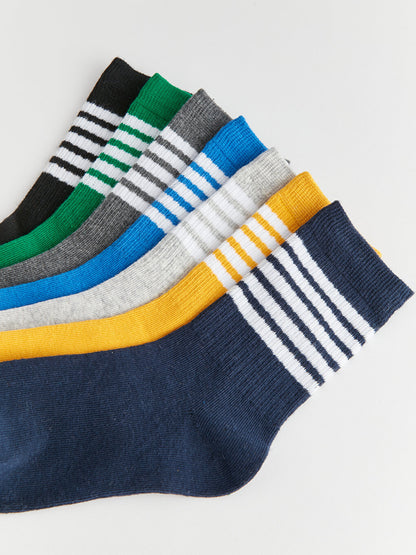 Striped Boy Socks Pack of 7