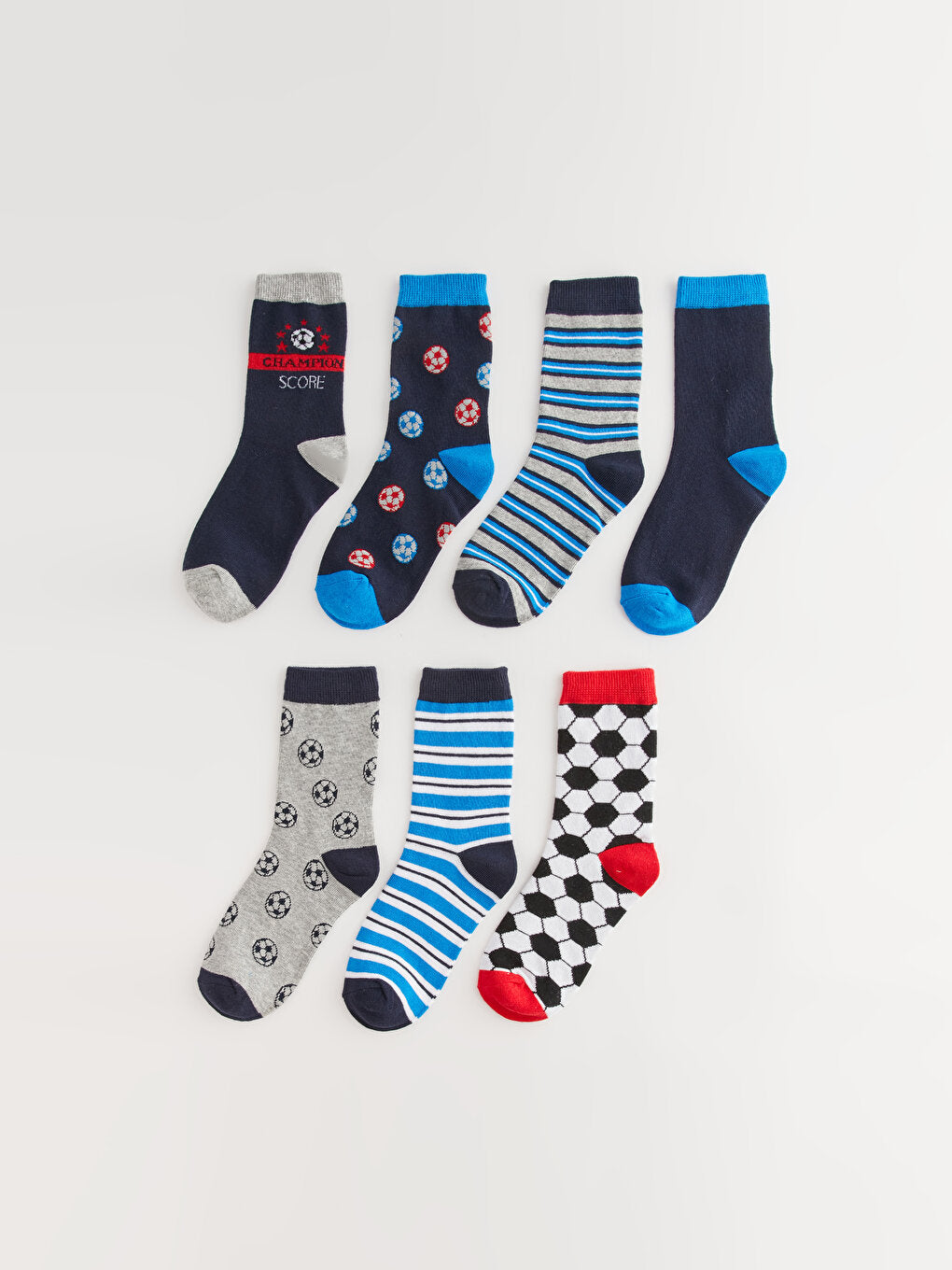 Patterned Boy Socks Pack of 7