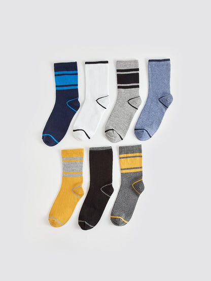 Striped Boy Socks Pack of 7