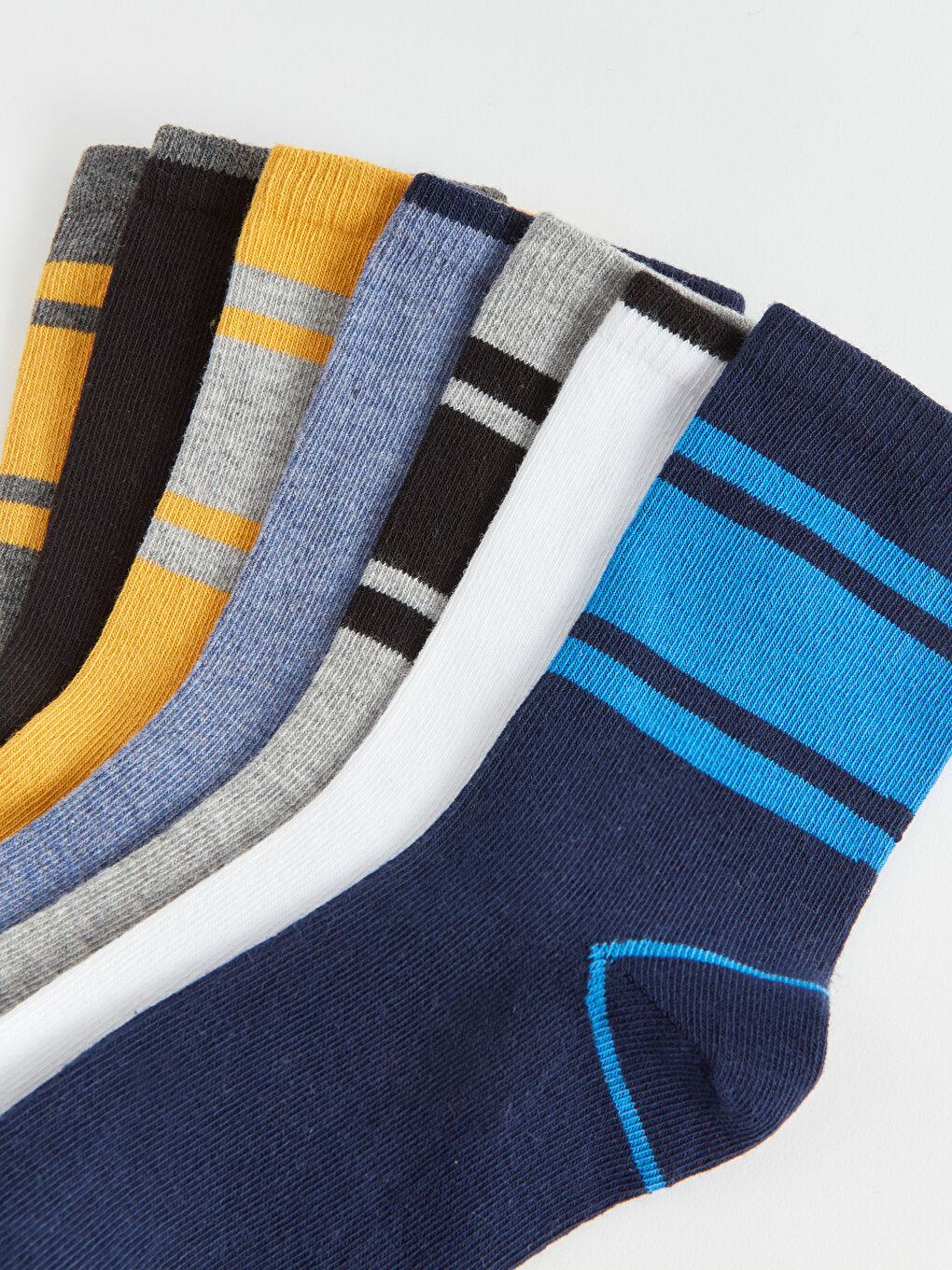 Striped Boy Socks Pack of 7