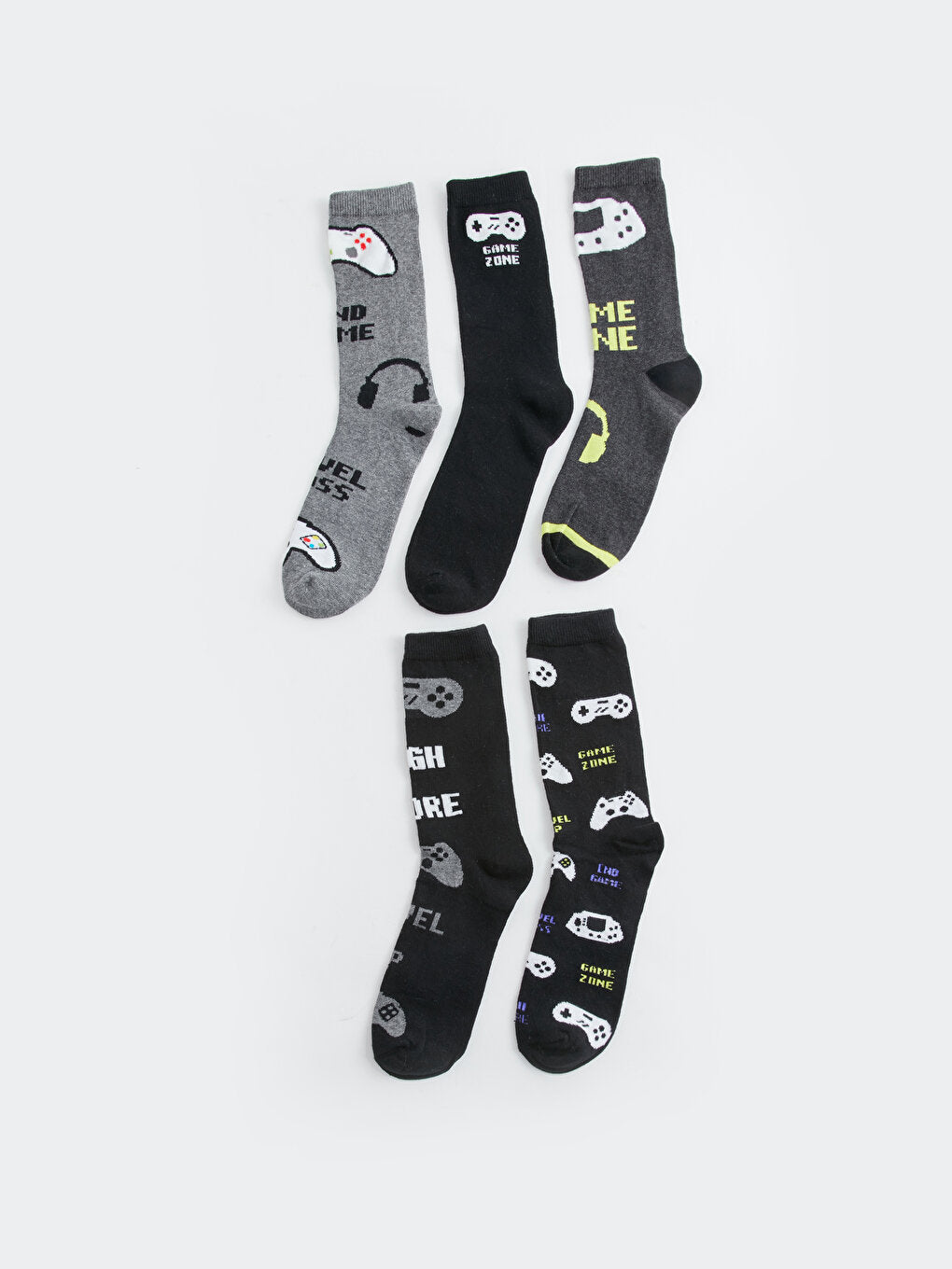 Patterned Boy Socks Pack of 5