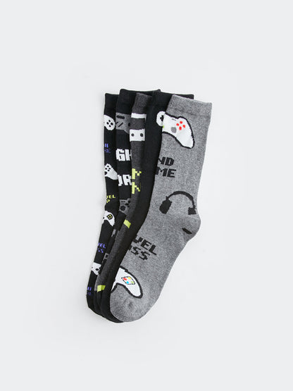 Patterned Boy Socks Pack of 5