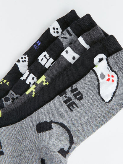 Patterned Boy Socks Pack of 5