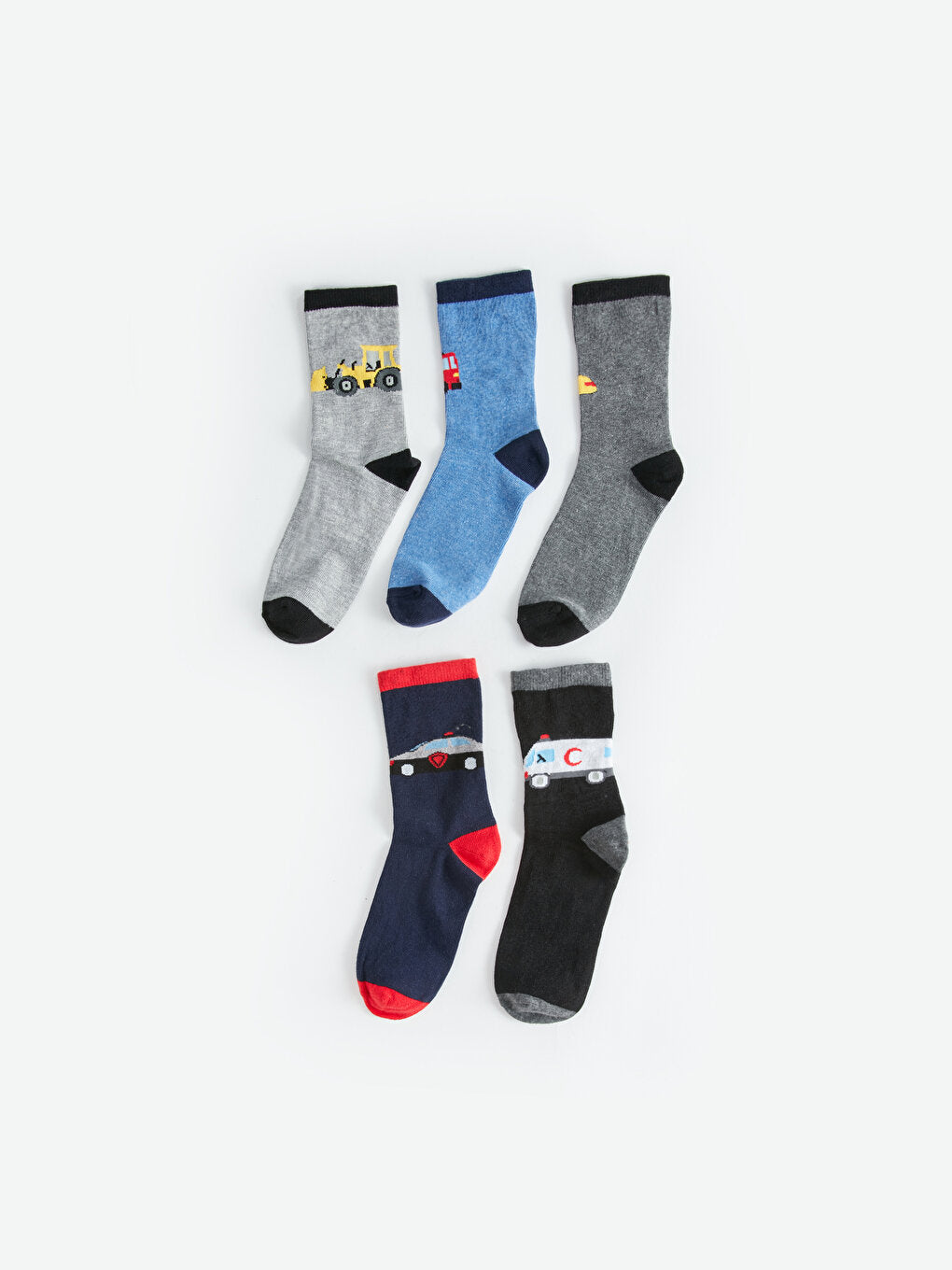 Patterned Boy Socks Pack of 5