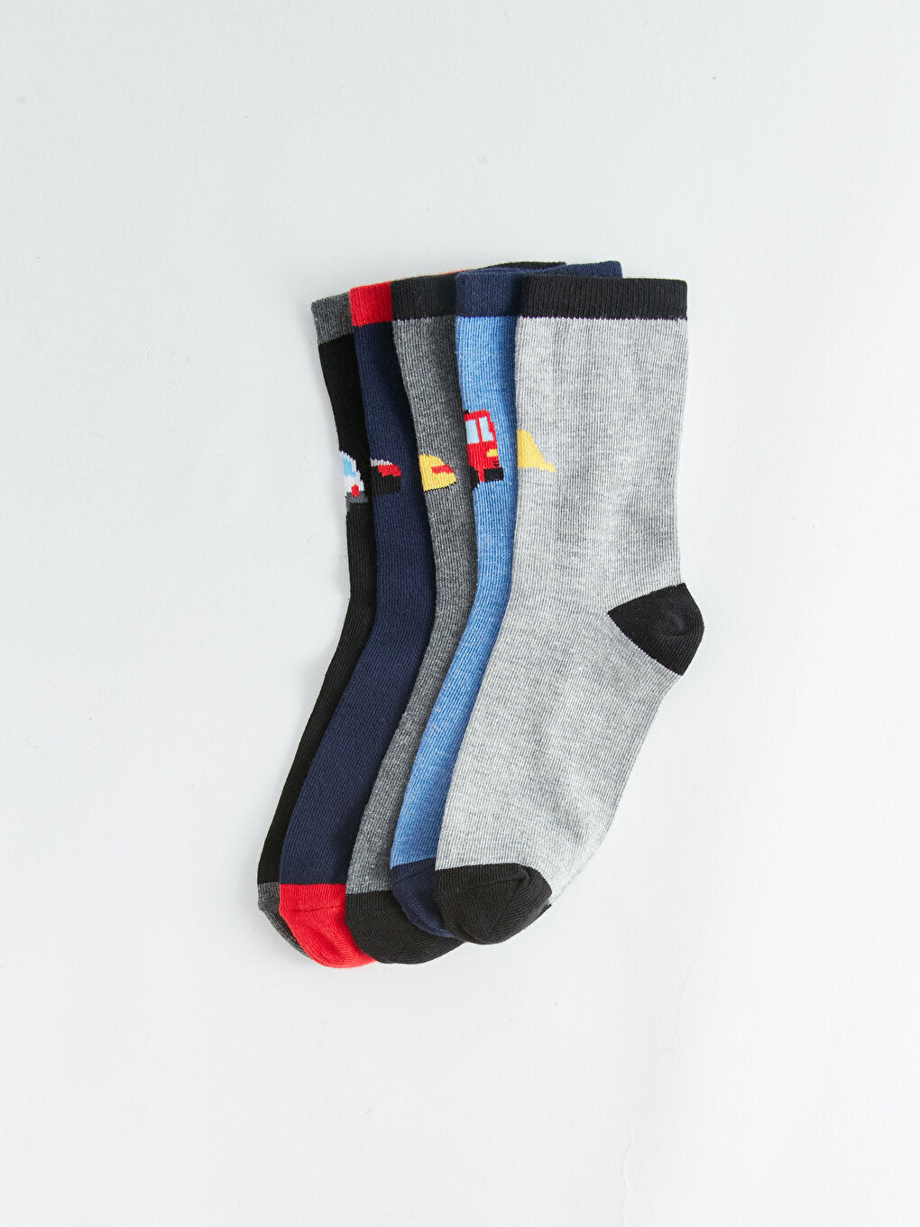 Patterned Boy Socks Pack of 5