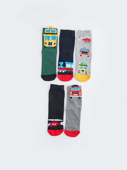 Printed Boy Socks Pack of 5