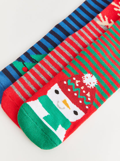 New Year's Themed Boy's Socks 3-pack