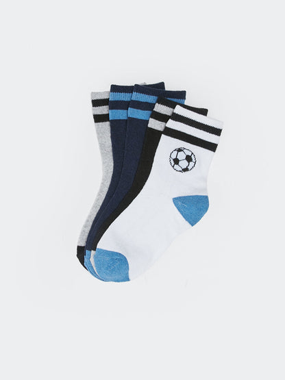 Patterned Boy Socks Pack of 5