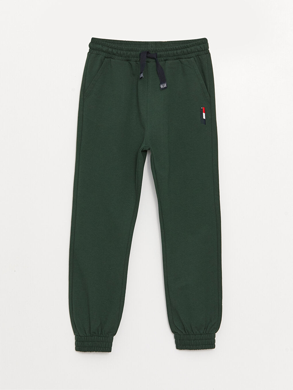 Embroidered Boy's Jogger Sweatpants with Elastic Waist