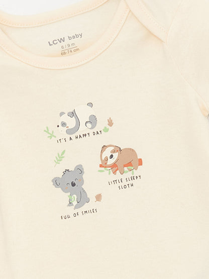 Crew Neck Printed Baby Boy Set of 4