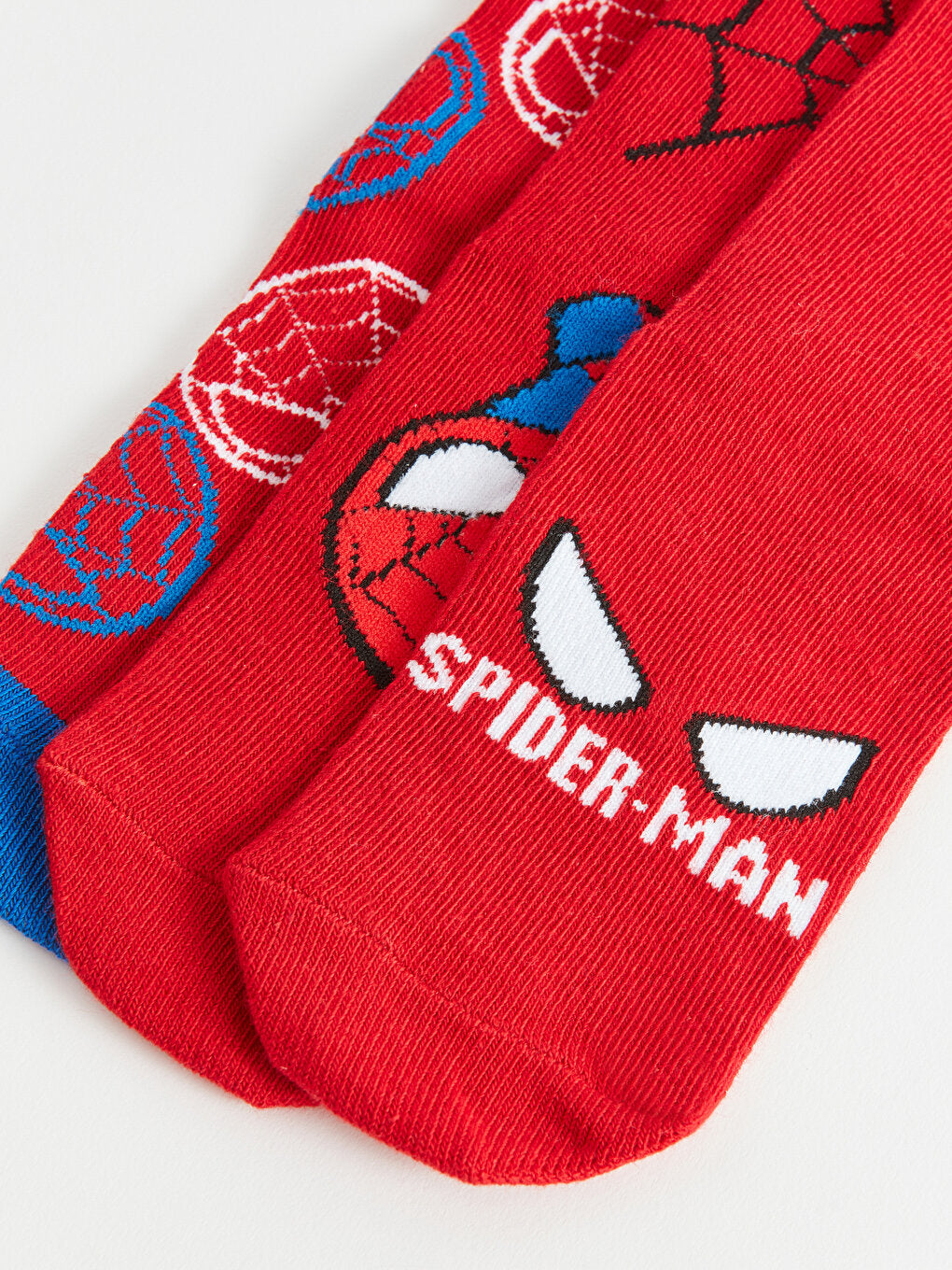 Spiderman Patterned Boy Socks 3-pack