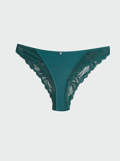 Lace Detailed Brazilian Panties