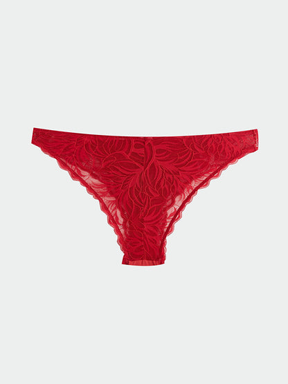 Lace Detailed Brazilian Panties