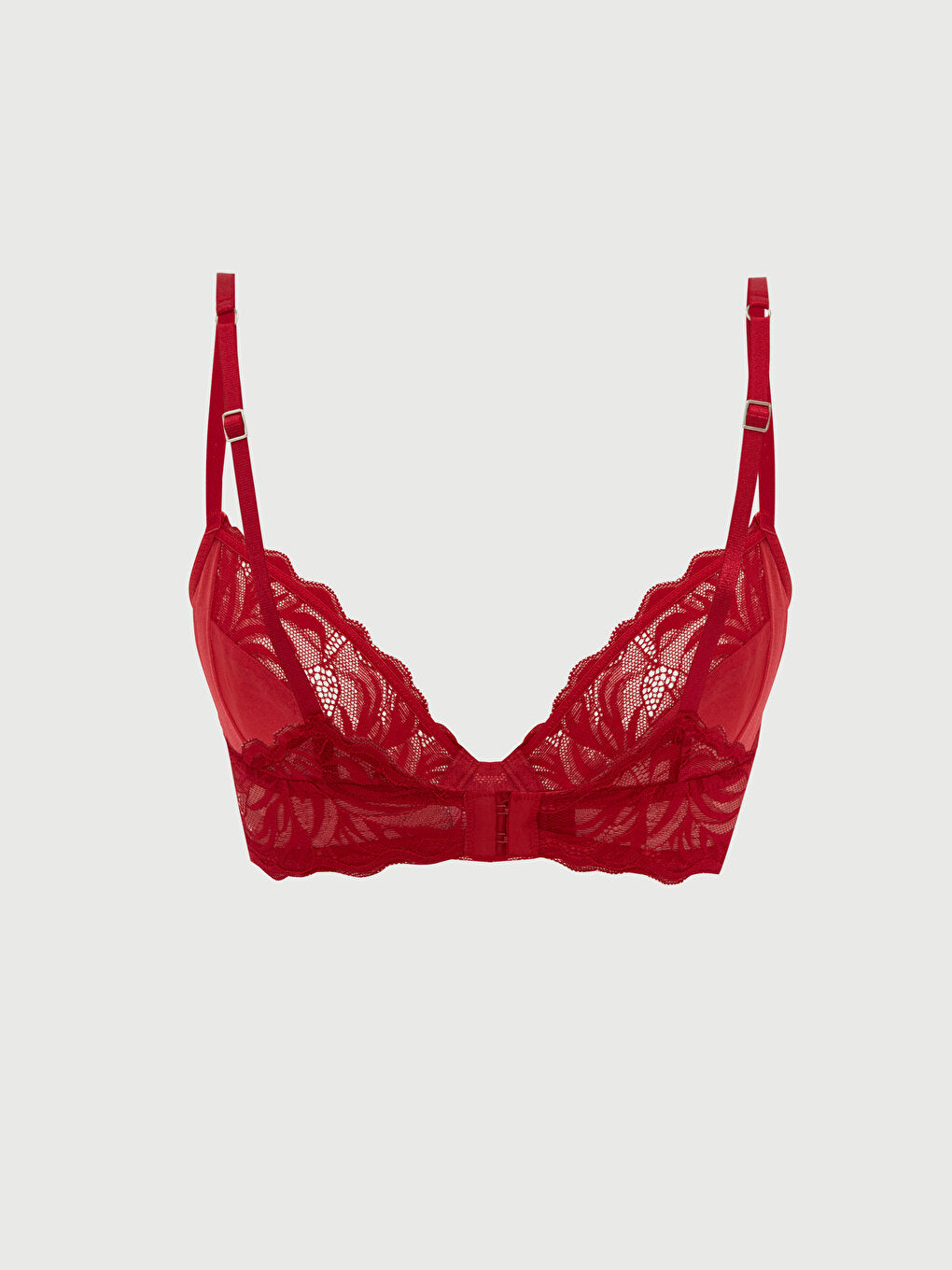 Underwire Unpadded T-Shirt Bra with Lace Detail