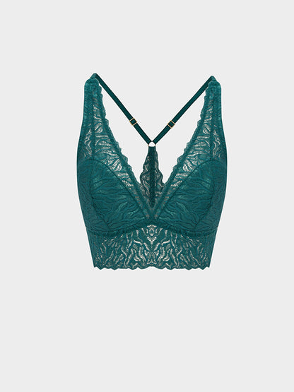 Non-wireless Padding Lace Bralette