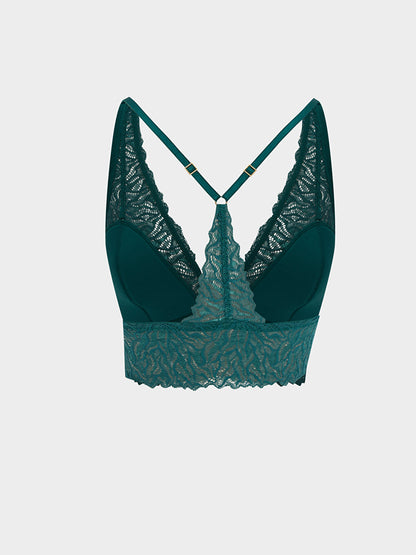 Non-wireless Padding Lace Bralette