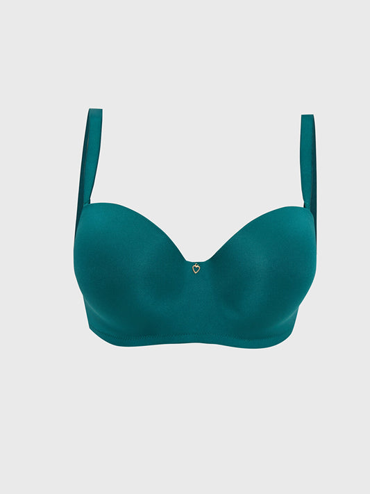 Underwire Unpadded Plain Strapless Bra