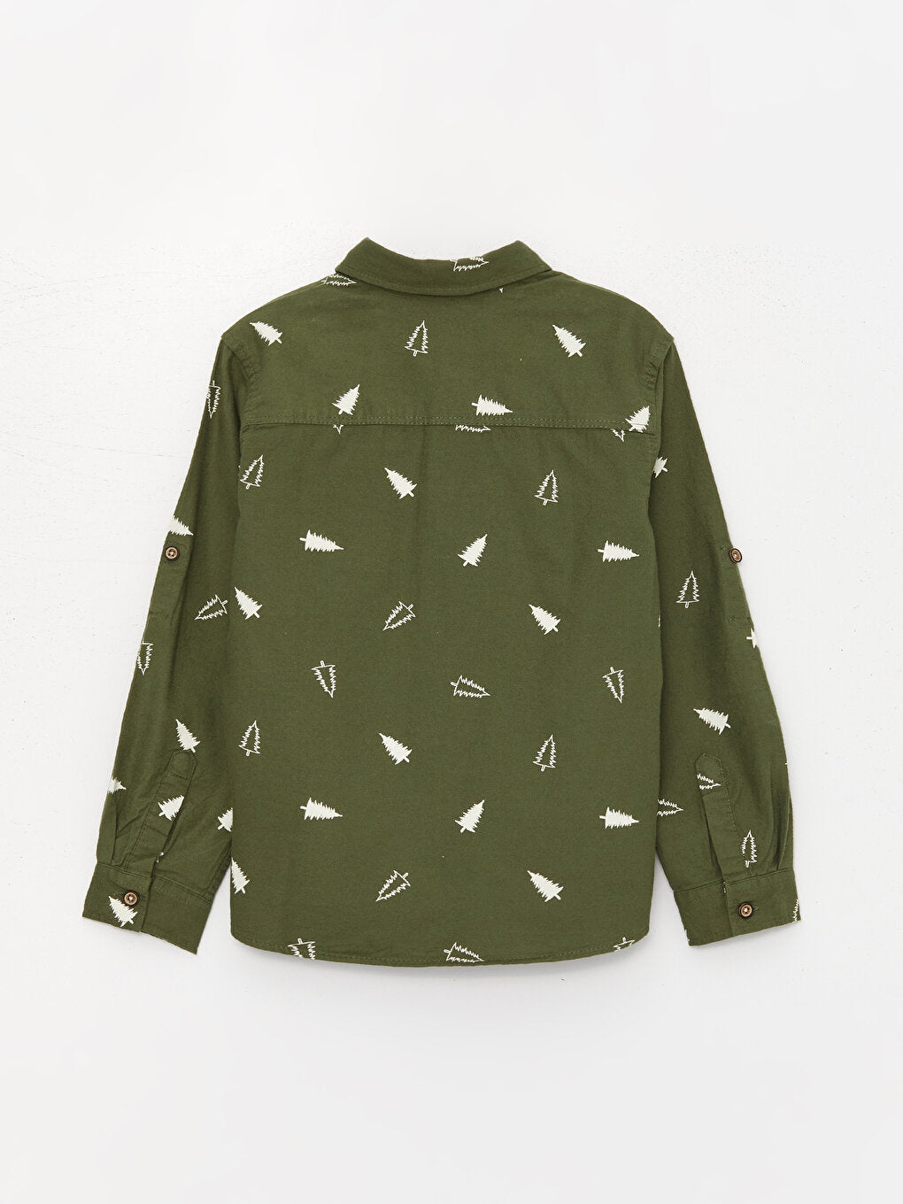 Patterned Long Sleeve Boy's Shirt