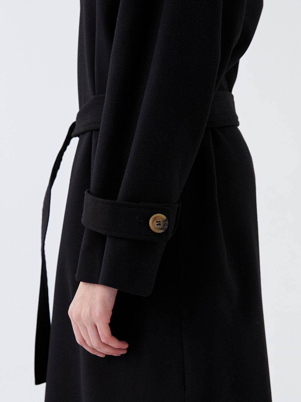 Jacket Collar Plain Oversize Women's Coat