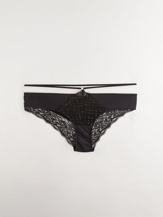 Lace Detailed Bikini Panties