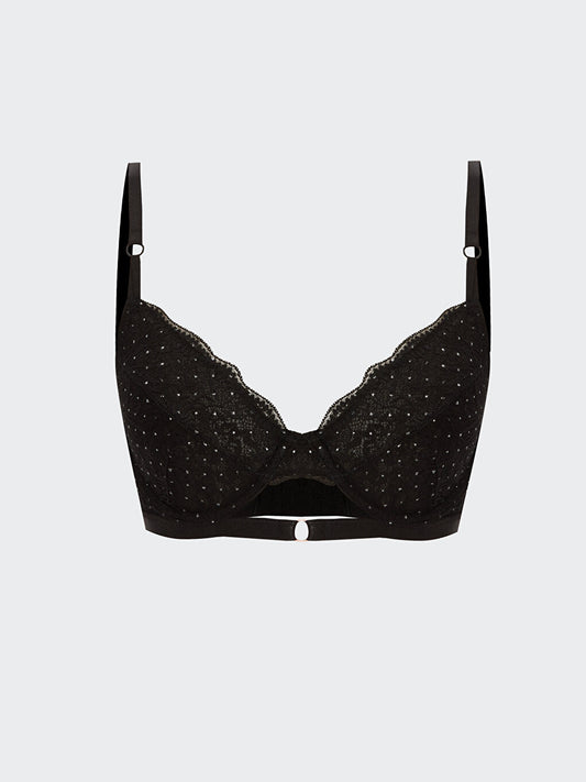 Underwire Unpadded Patterned T-Shirt Bra