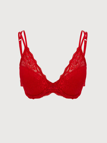 Underwire Unpadded Lace T-Shirt Bra