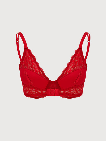 Underwire Unpadded Lace T-Shirt Bra