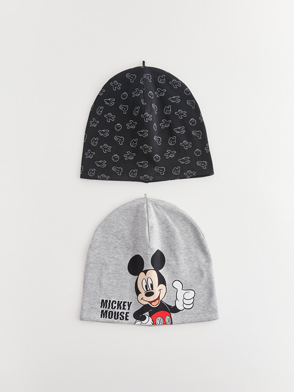 Mickey Mouse Licensed Boy's Beanie Set of 2