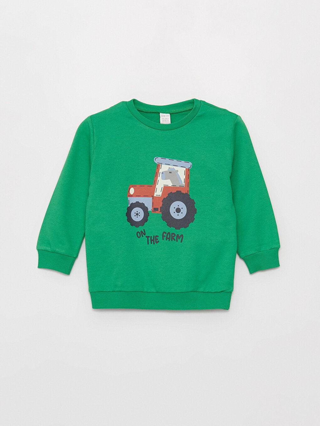 Crew Neck Long Sleeve Printed Baby Boy Sweatshirt 2-pack