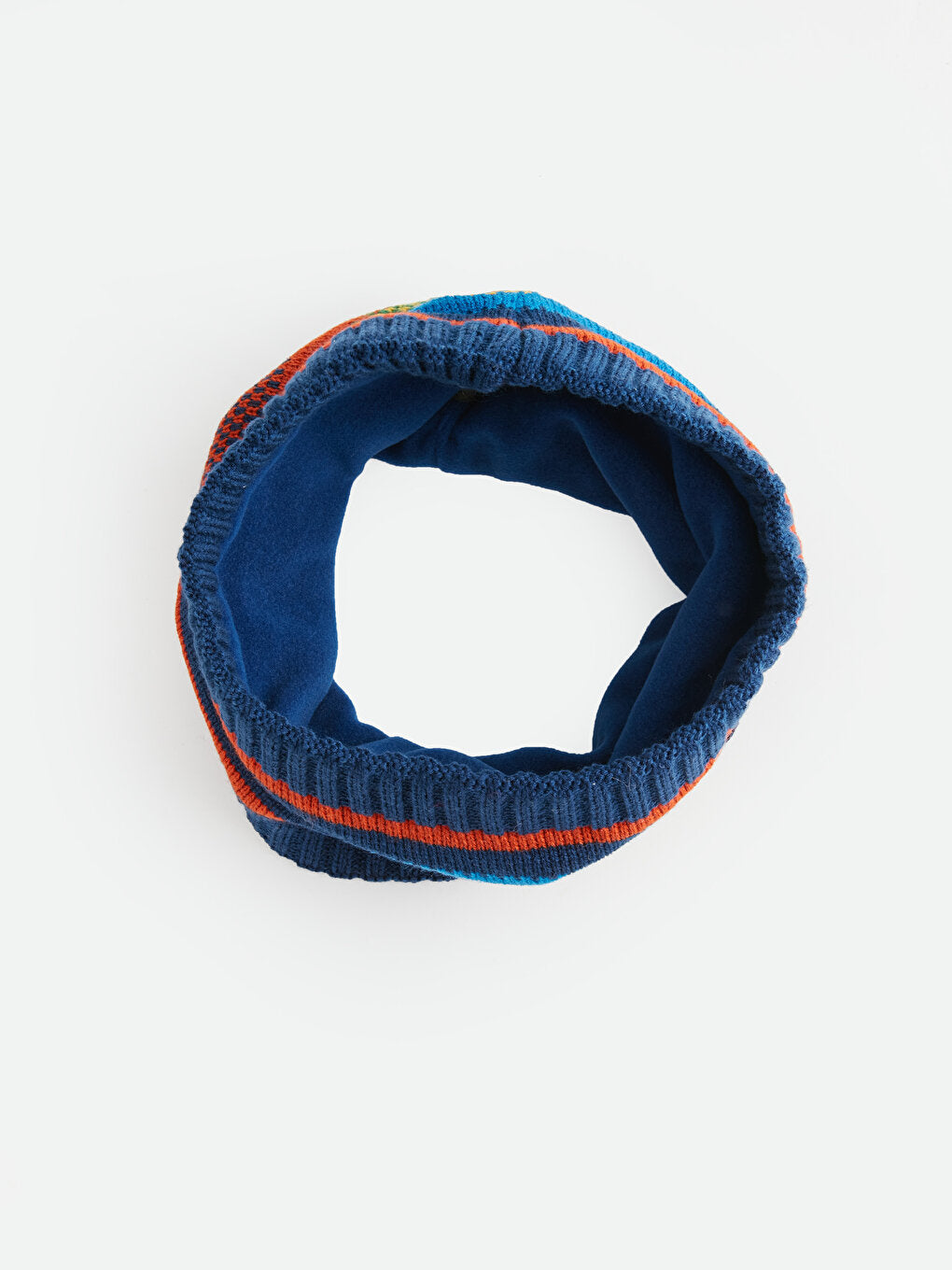 Color Blocked Boy's Scarf and Beanie