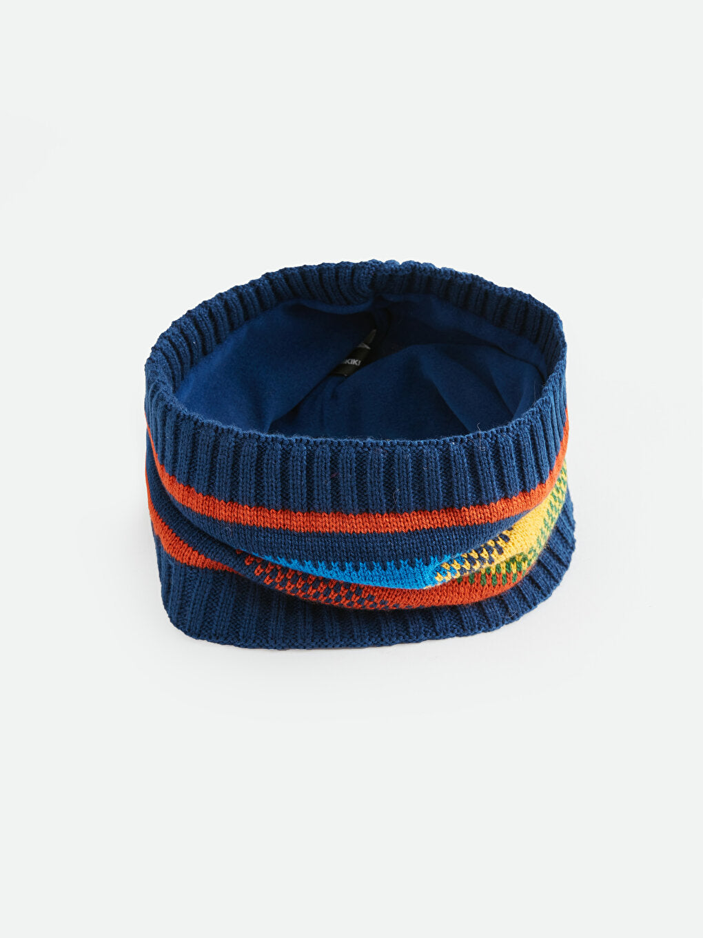 Color Blocked Boy's Scarf and Beanie