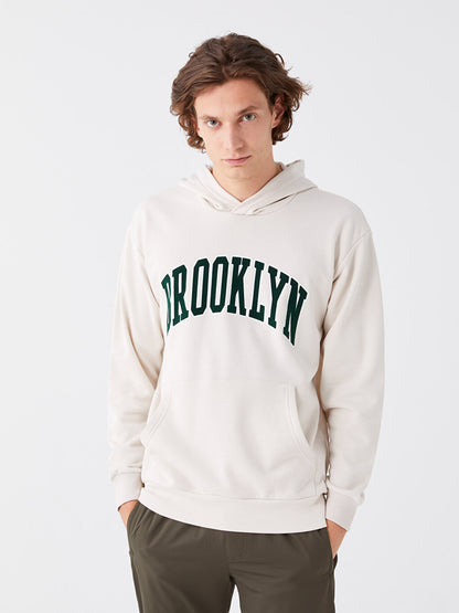 Long Sleeve Printed Men's Hoodie