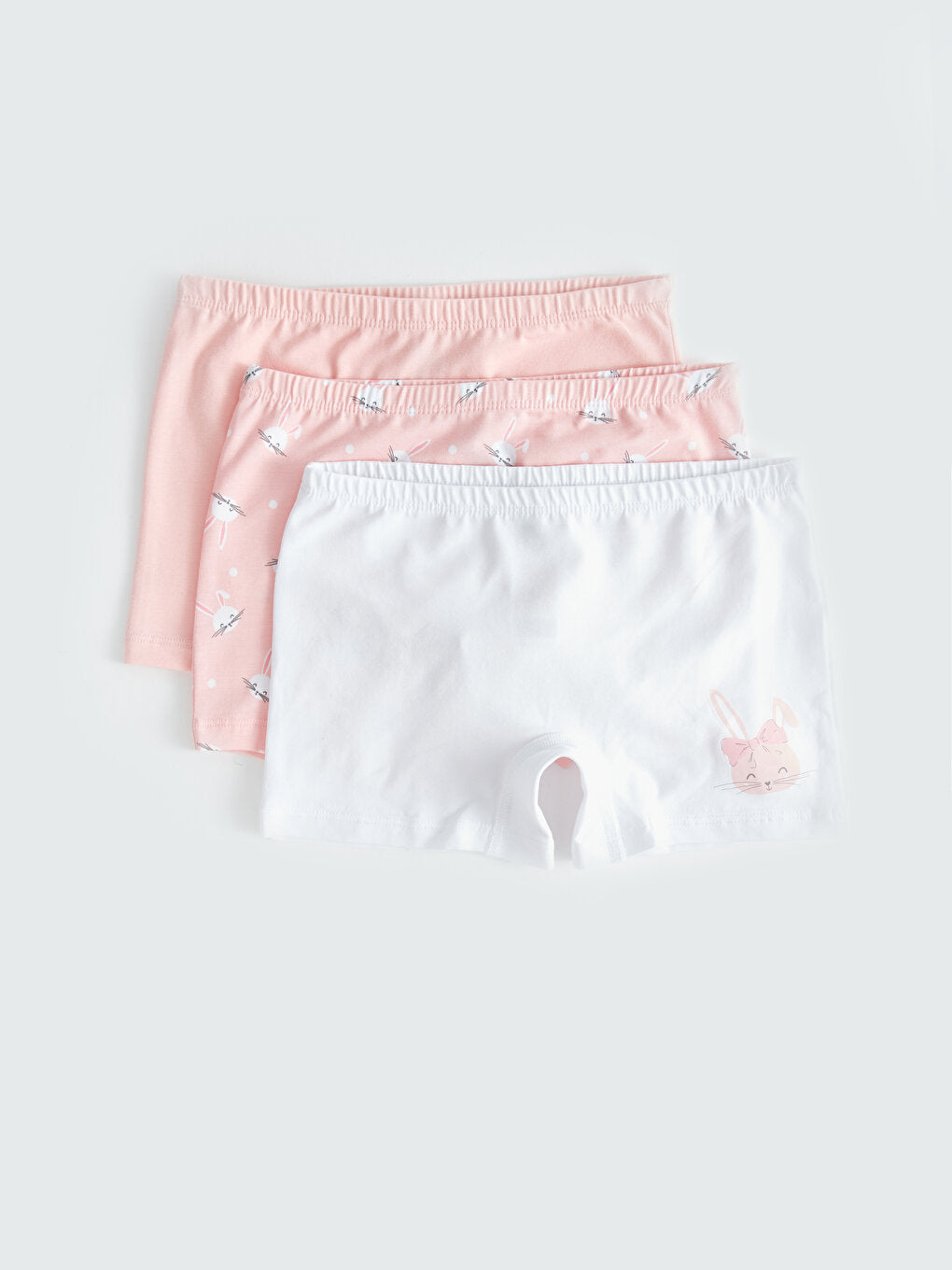 Printed Cotton Girl's Boxer Set of 3