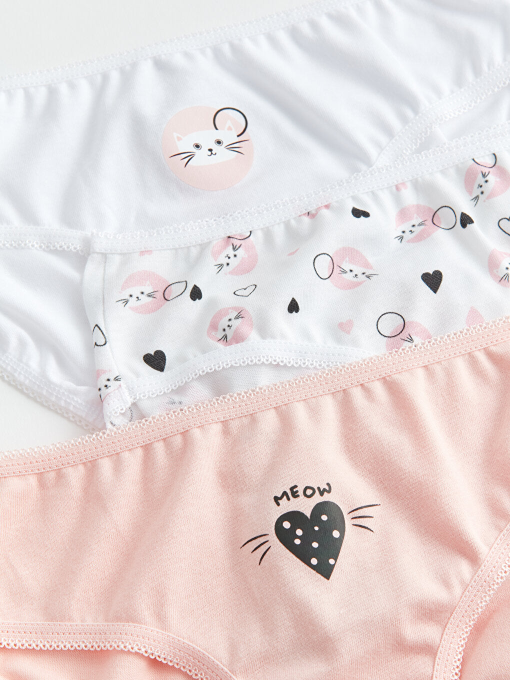 Printed Girl's Panties 3-Piece